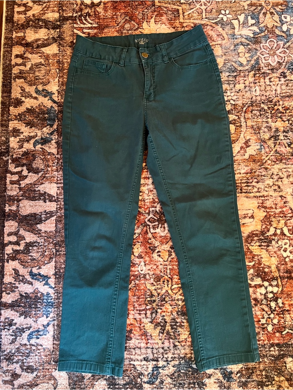 Riders by Lee Deep Teal Skinny Jeans